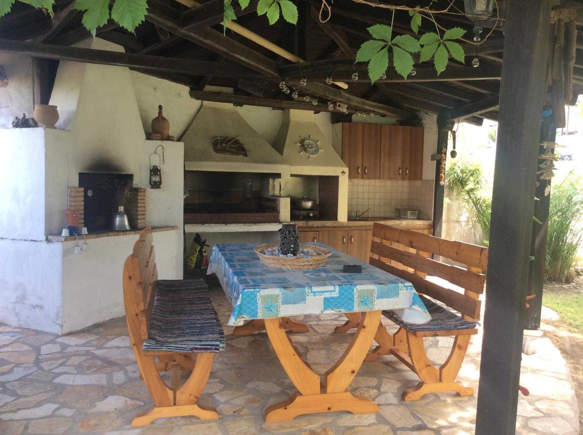 Stone Villa Rokosini Vourvourou Buitenkant foto