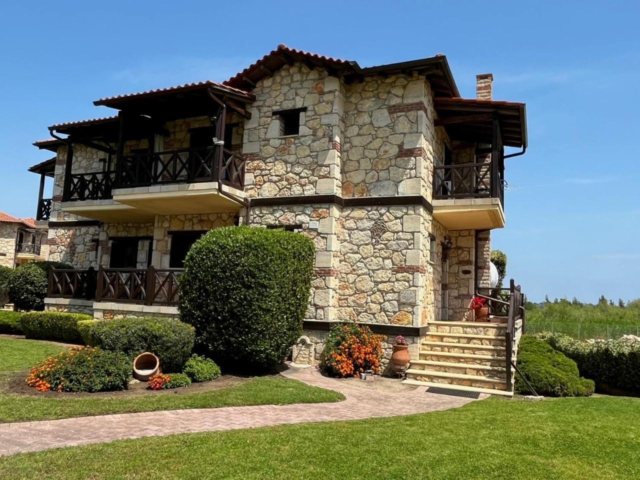 Stone Villa Rokosini Vourvourou Buitenkant foto